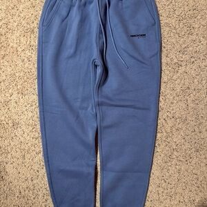 Abercrombie & Fitch Men's Light Blue Relaxed Clinched Sweatpants Size Medium